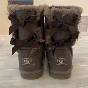 UGG boots dark grey women size 8